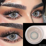 Popxstar 1 Pair Natural Colored Contact Lenses for Eyes Gray Eye Lens Fashion Blue Lenses Cosmetic Brown Eyes Contacts Yearly