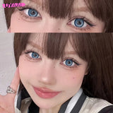 NEW Colored Contact Lenses Beauty Women Green Lens Nature Look Brown Lens Colorful Contact Lens 14.5mm Big Eyes Blue Lens