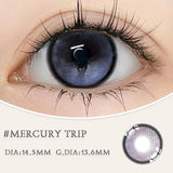 Popxstar  2Pcs Best Selling Color Contacts Lenses Myopia Degree -0.00 to -8.00 Purple Series Soft Lens Contact Lenses with Natural