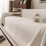 Popxstar  1PC Sofa Cover Solid Color Fabric Modern Simple Autumn and Winter Thickening Integrated Home Textile Products