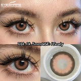 Big Eyes Black Natural Colored Contact Lenses Gray Pupils Lenses Brown Makeup Color Eyes Contacts Yearly 1Pair/2pcs