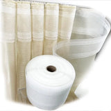 Popxstar 10/20/50M White Curtain Heading Pinch Pleat Tape DIY Home Sewing Curtain Accessories Tape Hook Rod Pocket Pull Pleated Ribbon