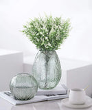 Popxstar spring decor 5PCS Artificial Flowers for Outdoor Decoration Spring Summer Decoration UV Resistant Plastic Greenery Shrubs Home Garden Decor