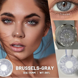 Popxstar Beautiful Pupil Colored Contact Lenses Black Natural Brown Contact 2pcs High Quality Makeup Cosmetic EyeContact Lens