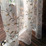 Popxstar Luxury Art Living Room Curtains Sheer Curtain Flowers Bedroom Window Curtain Kitchen Curtains Modern Home Decor Aesthetic rideau