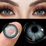 Popxstar 1 Pair Colored Contact Lenses Pupils Fashion Brown Lenses for Makeup Cosplay Lenses High Quality Natural Pupils Year