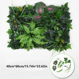 Popxstar 60x40cm Artificial Green Wall Landscape Home Garden Jungle Decor Fake Plants Hanging Grass Greenery Wall Panels Garden Fence
