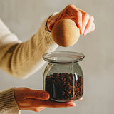 Popxstar  Coffee Bean Storage Jar Retro Sealed Food Grade Glass Coffee Powder Preservation Large Capacity Storage Bottle