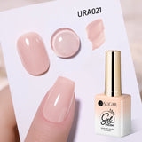 popxstar UR SUGAR 15ml Jelly Milky White Translucent Color Gel Polish Semi Permanent UV Gel Nail Art Soak Off Gel Varnish Latest Fashion
