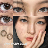 Popxstar 1 Pair Colorcon Korean Lenses Colored Contact Lenses for Eyes Big Eye Lenses Blue Eye Lenses Fog Pearl Lenses