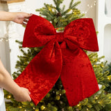 Christmas Tree Bow Decoration Merry Christmas Decoration For Home Pendant Xmas Ornaments Navidad Natal New Year Gift