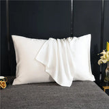 Popxstar Natural Mulberry Silk Pillow Cover Solid Color Envelope Pillow Case Bedding Sleeping Pillowcase 40X80 Pillow Case Cover