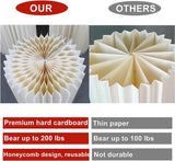 Popxstar Cylindrical Paper Folding Festival Decoration Background Ornament Wedding Cake Stand Dessert Table Birthday Party Ramadan Decora