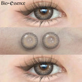 Popxstar  0~-6.00 Myopia Lenses Colored Contact Lenses with Degree Bubble Series Natural Eye Contact Prescription Lenses