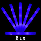 Popxstar 1-50PCS LED Glow Sticks Bulk Colorful RGB Glow Foam Stick Cheer Tube Dark Light for Xmas Birthday Wedding Party Supplies