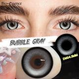 Popxstar  1 Pair Colored Contact Lenses with Prescription Natural Look Myopia Lenses 0~-6.00 Green Lenses Brown Contact Lenses