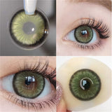 1pair/2pcs Black Large Diameter Color Contact Lenses Men with Diopter Myopia Fashion Color Contact Lenses Natural Fast Shipping