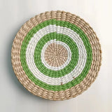 Wall Hanging Pendant Straw Woven Decoration Round-shaped Wall Hanging for Living Room Bedroom New Wall Decoration Moroccan Style