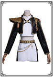 Popxstar Black Golden Rumi Zoey Mira Cosplay KPop Cosplay Costume Wig Women Suit Halloween Party Role Playing Outfit