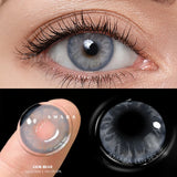 Popxstar  1Pair Contact Lenses For Eyes Color Natural Blue Brown  Beauty Yearly Cosmetic Contacts Eyes Makeup Eye Contacts Lens