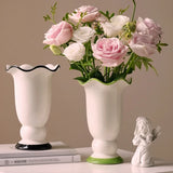 French style ceramic vase hydroponics dried flowers flower arrangement desktop ornament home living room dining table decoration