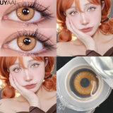 Popxstar Halloween Cosplay Color Contact Lenses Cosplay Lens Anime Red Lenses Girl Tears Graduated Colored Lenses Makeup Eye Len