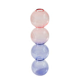 Popxstar 1pc Glass Vases Nordic Candlestick Wedding Decoration Christmas Decoration Candle Stick Holder Home Decor Flower Vase