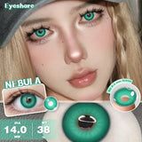 Popxstar 1pair/2pcs Colored Contact Lenses for Eyes Blue Contacts Purple Lenses Cosplay Contact Lenses Yearly Fashion Eye Lenses
