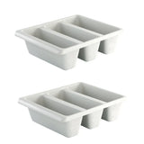 2PCS Practical Plastic 3 Grid Shoe Rack Nordic Style Space Saving Oblique Plug-In Shoe Storage Rack Large Shoes Holder Hotel
