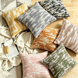 45x45cm Nordic Style Cushion Cover Geometric Jacquard Soft Plush Throw Pillow Cover for Living Room Sofa Couch Decor Pillowcase