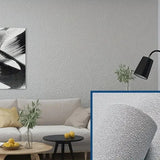 Popxstar  10m 1 roll DIY 3D linen texture self-adhesive wallpaper,PVC wallpaper tile wall paste, used in living room, dining room,bathroom