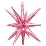 Popxstar  1/2/5pcs Starbust Balloons Rose Gold Silver Gold Explosion Star Foil Balloon for Birthday Christmas Wedding Decor Kid Air Globos