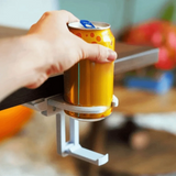 Claw Design Fold Out Drink Holder Foldable Extendable Retractable Can Claw Multi Functional Storage Rack Under-Table Cup Rack