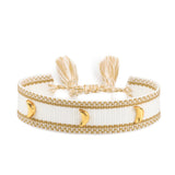 popxstar Hand Woven Bracelets Adjustable Studded Stars Bracelet Fashion Jewelry Gifts