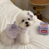 Spring Summer Princess Style Pet Dress, Thin Breathable Skirt for Cats and Small Dogs