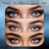 Popxstar New 1pair Colored Contact Lenses for Eyes Blue Natural Look Brown Eye Lenses Cosmetic Beauty Pupils