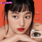 Colored Contact Lenses New Series Richly Colored Beauty Contact Lenses Korean-style Y2K Beauty Contact Lenses Brown Black