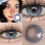 Popxstar 2pair/pcs Natural Lenses Contact Lenses for Eyes Beauty 10 Tone Natural Pupil Eye Color lens Yearly Use 14.2/14.5mm