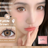 Popxstar New 1pair Colored Contact Lenses for Eyes Natural Brown Contacts Lenses Fashion Blue Eyes Lenses Yearly Gray Pupils