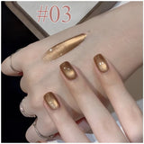 Autumn Winter Blue Black Red Glass Bead Crystal Cat Eye Gel Nail Polish New Whitening High Density Sparkling Nail