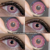 1Pair Soft Colored Contact Lenses for Eyes Fashion Blue Lenses Gray Beauty Makeup Lenses Brown Contacts Blue Eye Lenses