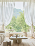 Popxstar  Instagram style cute rainbow bean linen curtain window screen