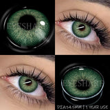 Yearly Use black Color Contact Lenses Cosmetic Natural Contact Lenses Soft Eye Lenses Beauty Pupils 1 Pair 14.2mm