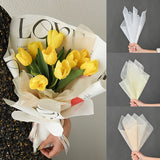 Popxstar 40Pcs Cotton Flowers Wrapping Paper Bouquet Lining Paper for Florist Wedding Birthday Party Valentine's Day Gift Packing Decor