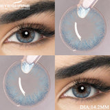 Popxstar  Blue Contact Lenses Colored Contacts for Eyes 1 pair Brown Eye Lenses Gray Lenses Yearly Cosmetic Makeup Eye Contacts