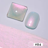 popxstar 12ML Gel Polish Kit- Mint Mambo Collection, Milky Blue & Frosted Ice, 2025 Viral Nail Art Supplies for Summer Vacations