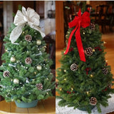 Popxstar 10/20pc Christmas Pine Branches Christmas Decoration Artificial Fake Plant Pine Needles Wreath DIY Xmas Tree Home Decor New Year