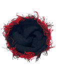 Popxstar Distressed Balaclava Beanie Hat Embroidery Private Woven Tag Label Grassy Distressed Knit Ski Mask