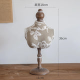 Popxstar Necklace Display Stand Jewelry Earing Ring Display Chain Bust Stand Scarf Holder Mannequin Model Ornament Bedroom Decoration