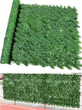 Popxstar 50X300cm Artificial Ivy Hedge Green Leaf Fence Panels Faux Privacy Fence Screen for Home Outdoor Garden Balcony Decoration